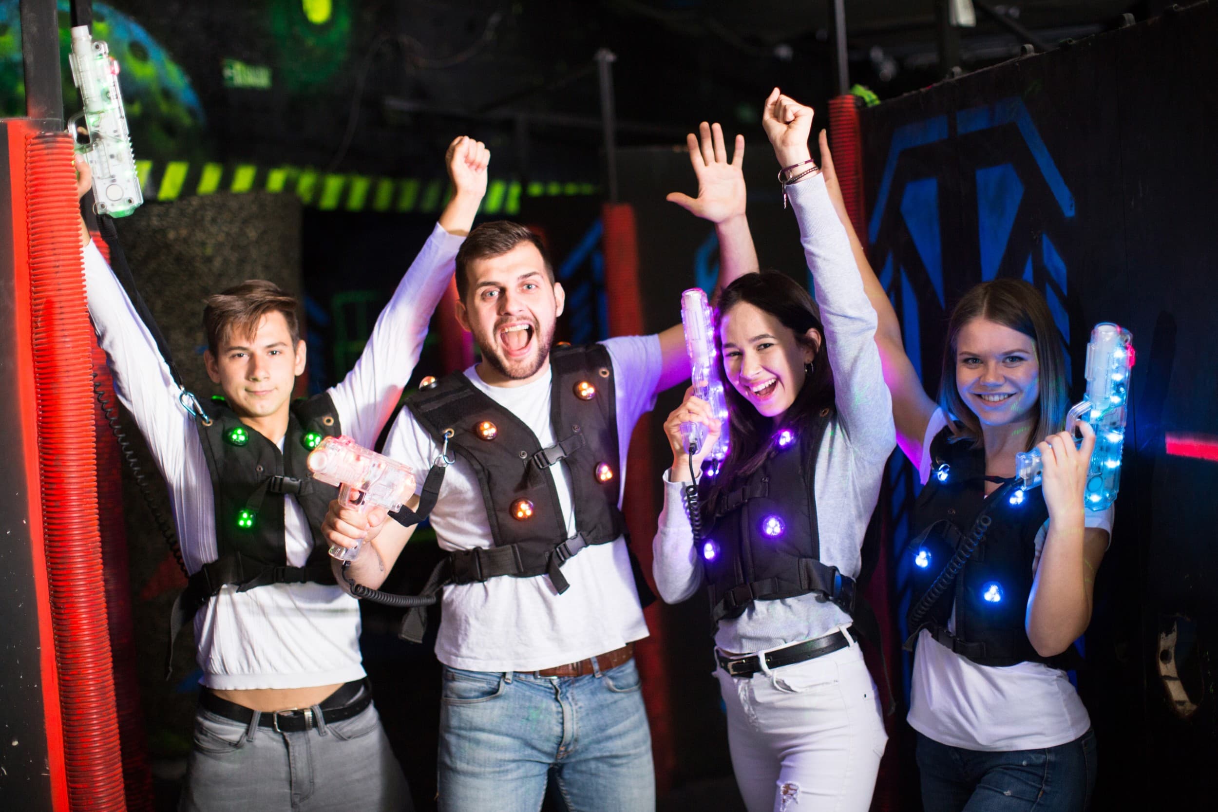Paintball Laserowy dla Czterech Osób | 90 minut |  Białystok
