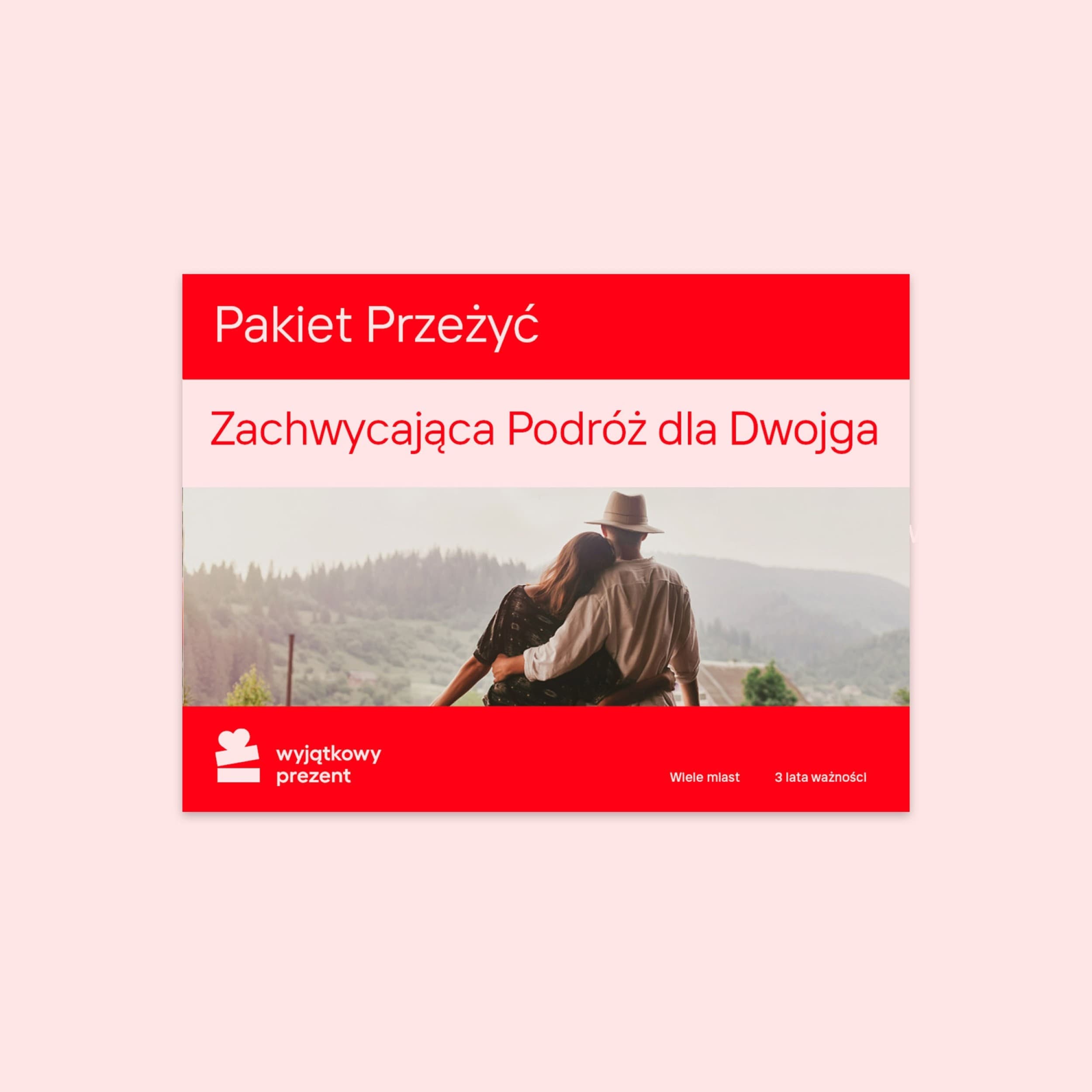 Pakiet Przeżyć "Zachwycająca Podróż dla Dwojga" | Wyjątkowy Prezent