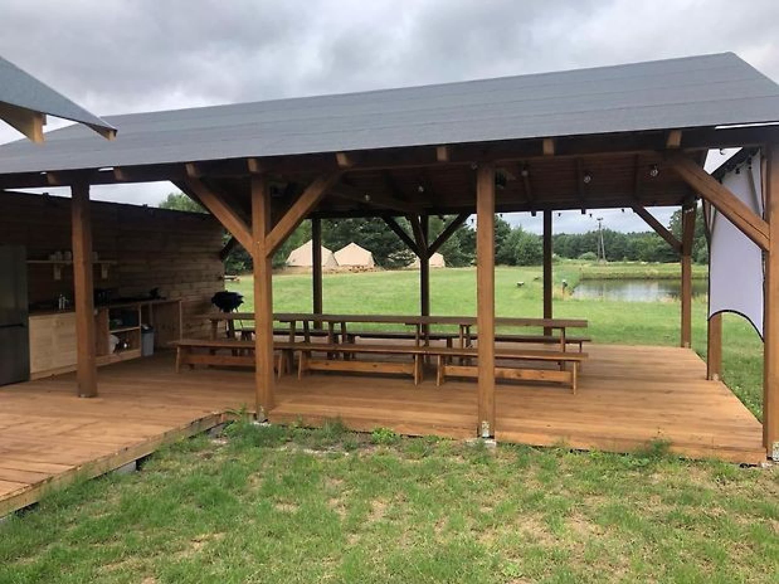 Relaksujący Pobyt w Namiocie "Bell"  (4 Noce, 2 Osoby) | Glamping Kwiejcówka | Kwiejce
