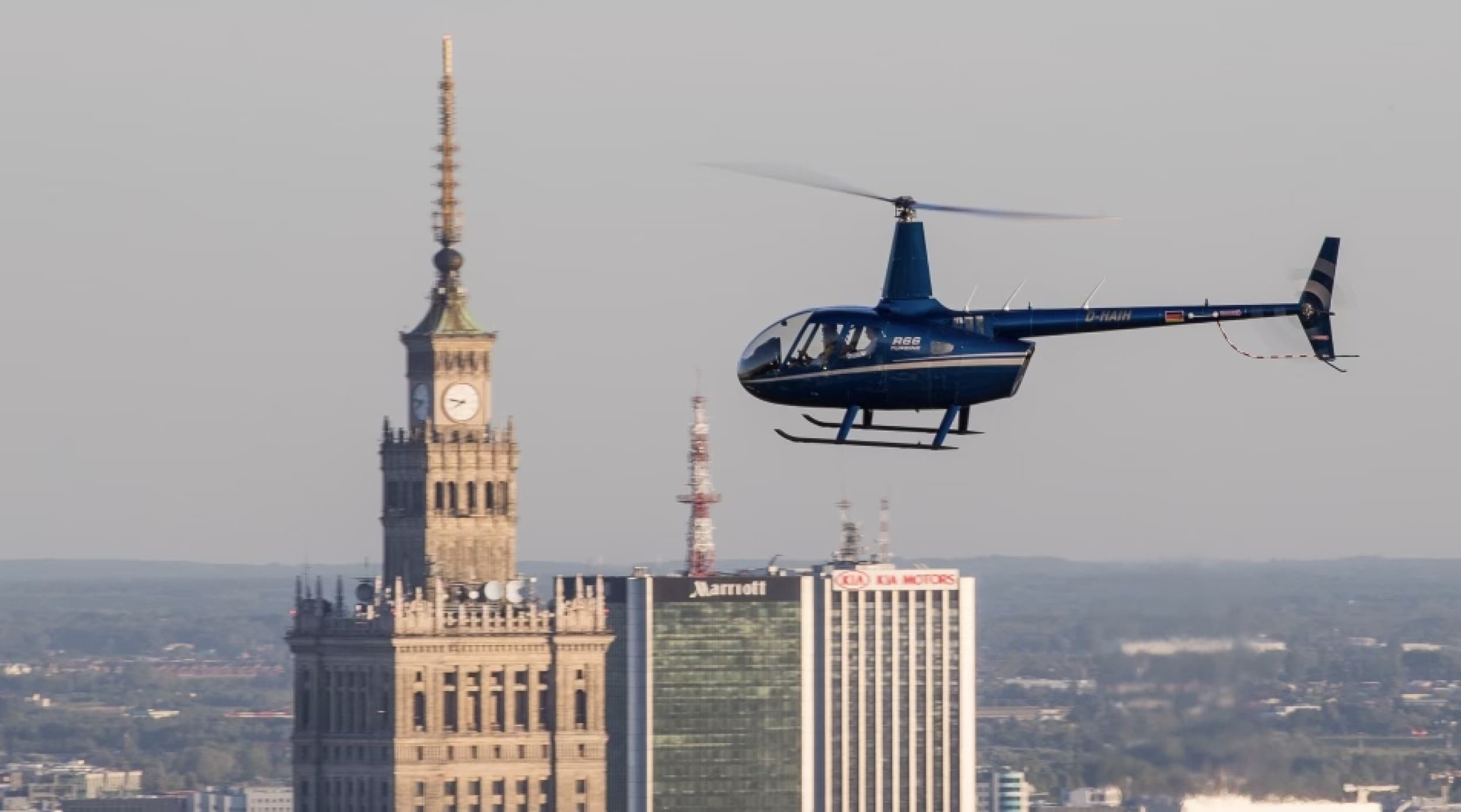 Lot Widokowy Helikopterem (30 minut) | Warszawa | Wyjątkowy Prezent