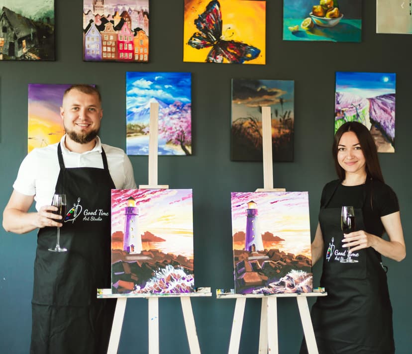 Warsztaty Malowania na Obrazie dla Dwojga | Gdańsk