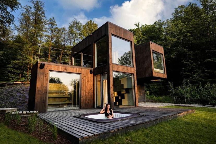 Odprężający Pobyt w Leśnym Apartamencie (1 Noc, 1-4 Osoby)  | Forrest Space | Wola Rafałowska