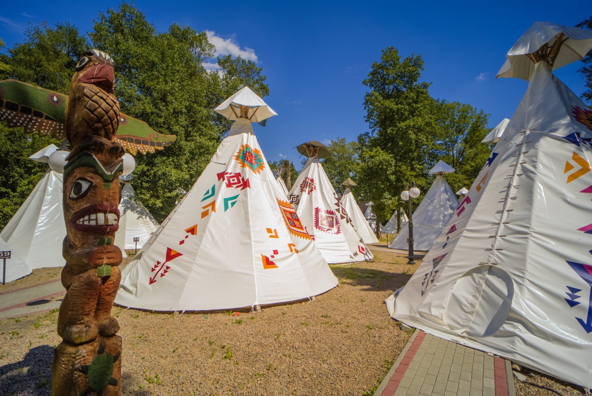 Pobyt w Indiańskim Tipi (1 Noc, 1-4 Osoby) | River Park | Zator | Wyjątkowy Prezent