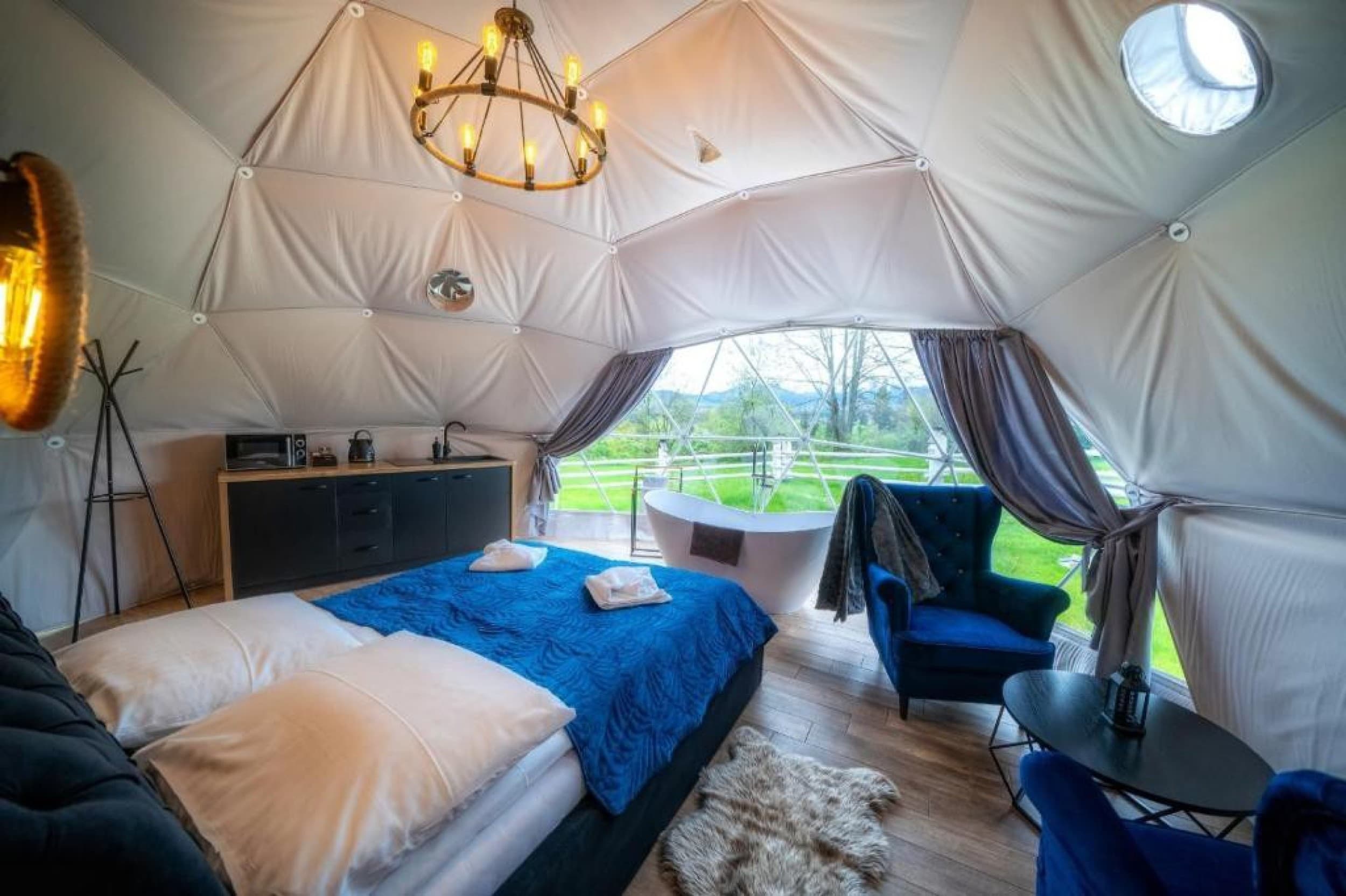 Odprężający Glamping (1 Noc, 2 Osoby) | Mountain Glamp | Poronin