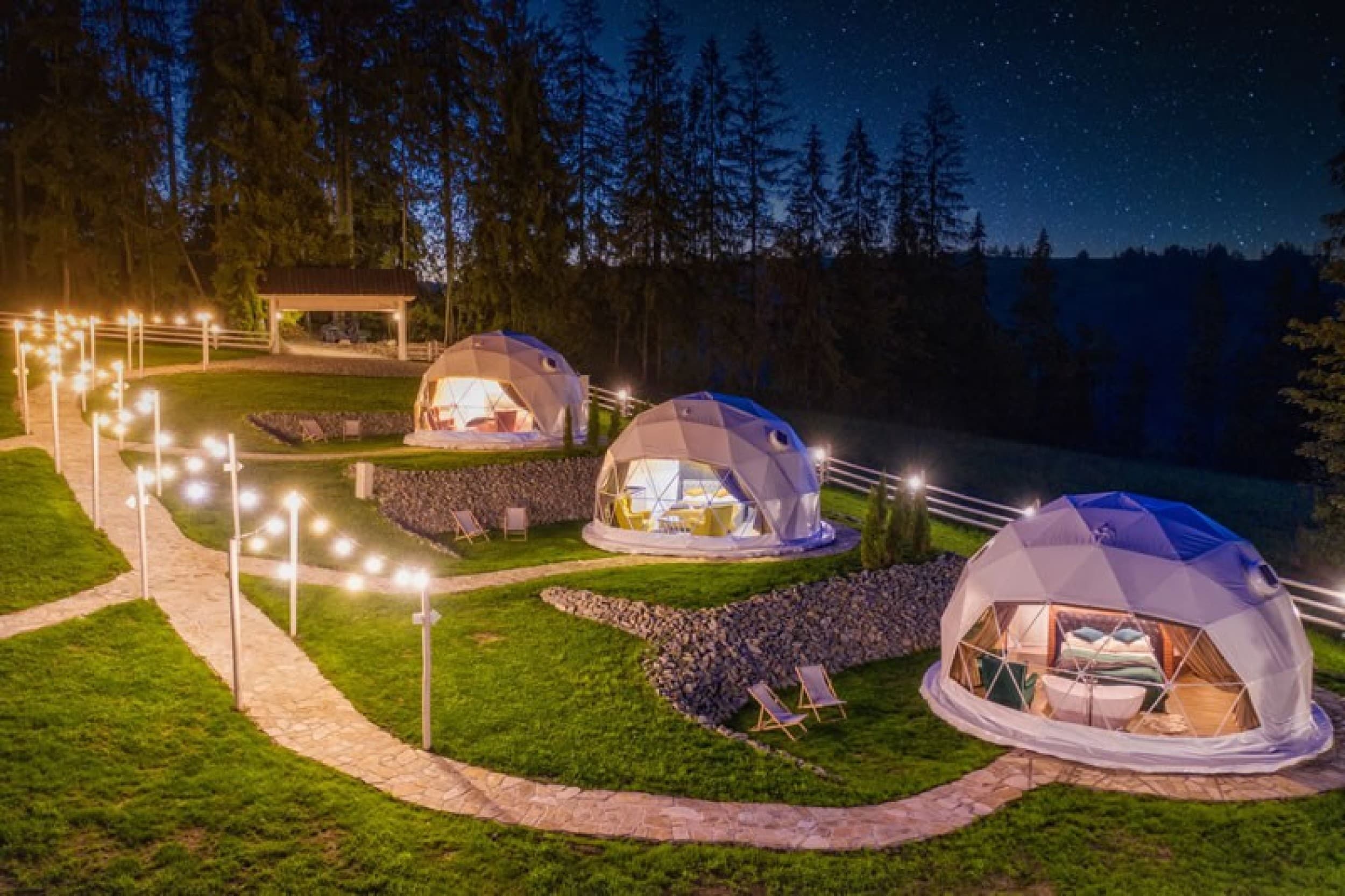 Odprężający Glamping (1 Noc, 2 Osoby) | Mountain Glamp | Poronin