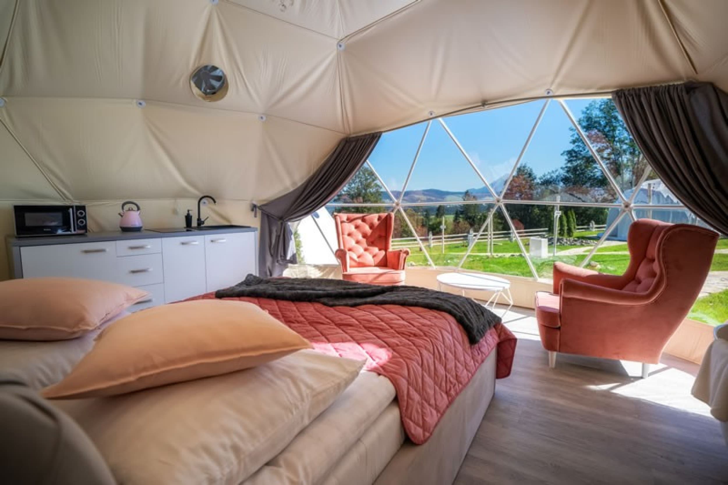 Odprężający Glamping (1 Noc, 2 Osoby) | Mountain Glamp | Poronin