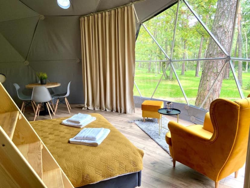 Odprężający Glamping (2 Noce, 1-4 Osoby) | Planeta Glamping | Zalesie Górne