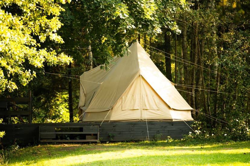 Pobyt w Namiocie Glampingowym (2 Noce, 2 Osoby) | Mazurskie Chatki | Mrągowo