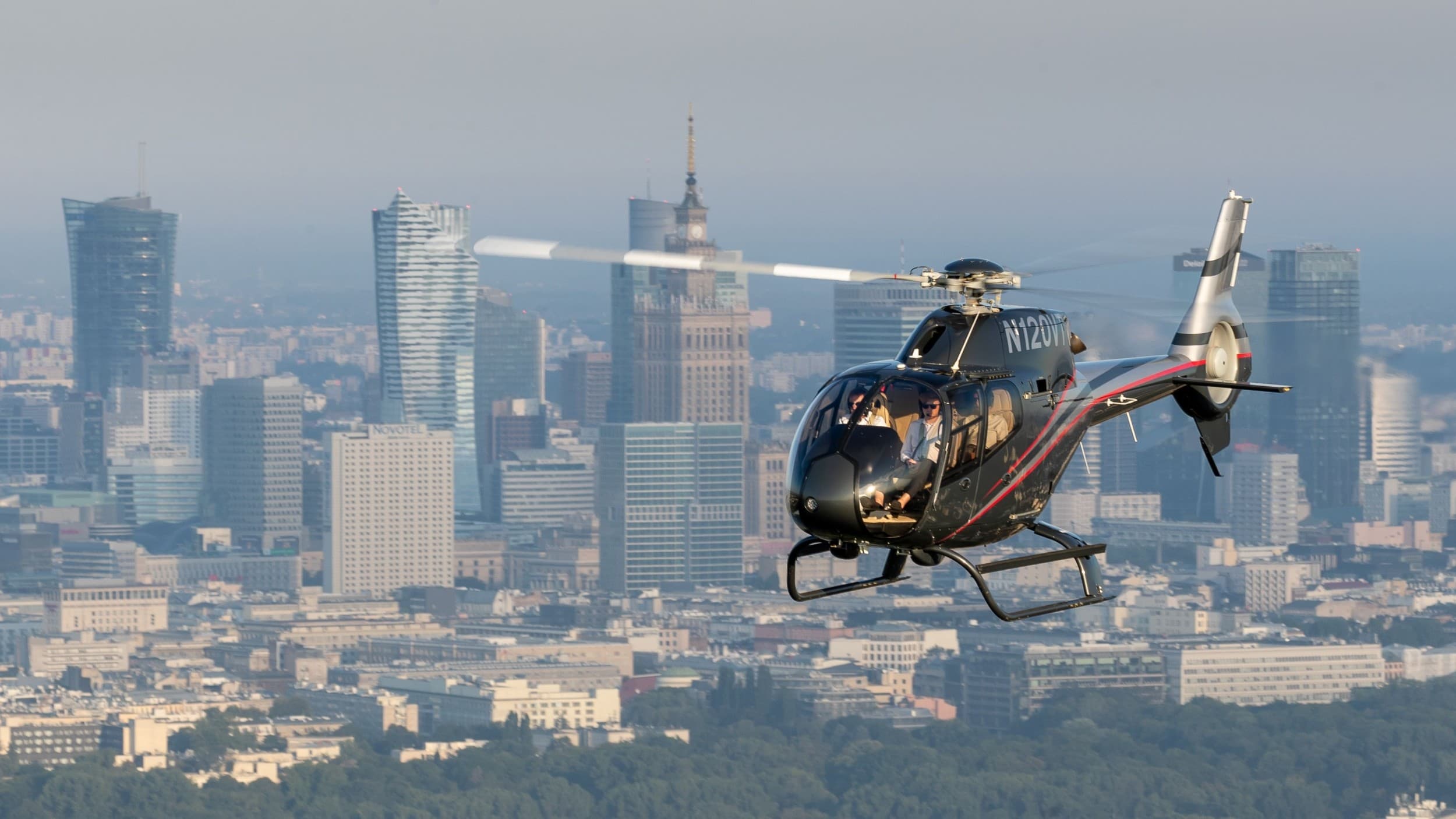 Lot Widokowy Helikopterem (20 minut) | Warszawa | Wyjątkowy Prezent