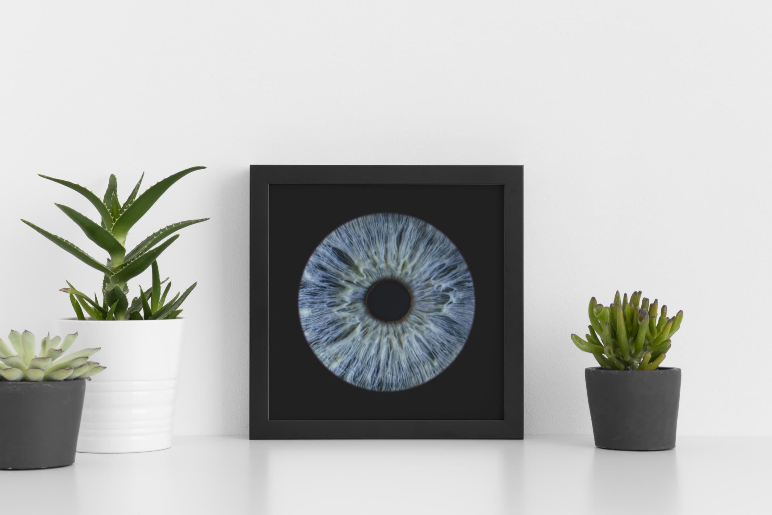 Artystyczne Zdjęcie Tęczówki Oka – Format 20x20 cm | Warszawa  | Wyjątkowy Prezent