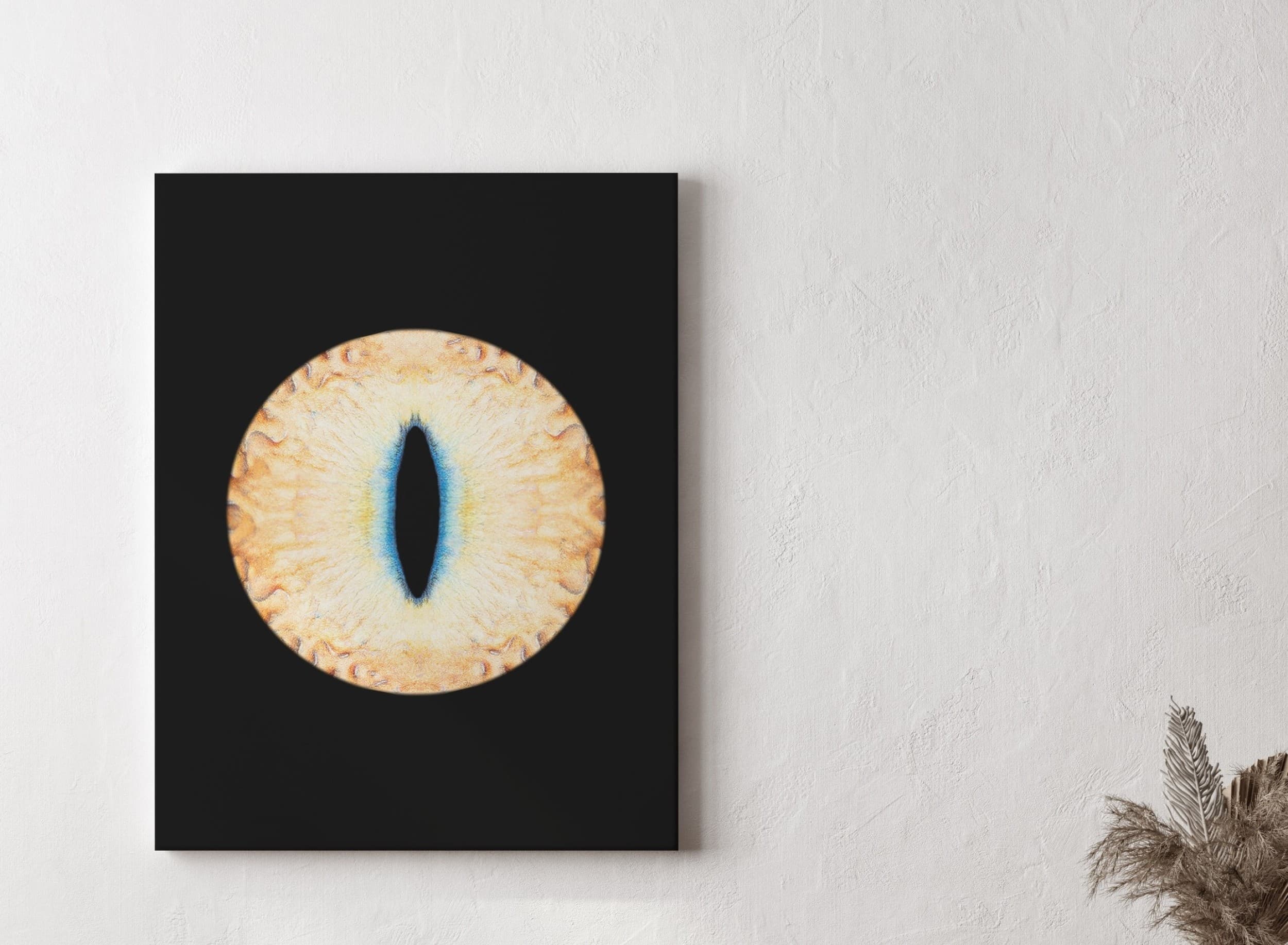 Artystyczne Zdjęcie Tęczówki Oka Twojego Pupila – Format 30x30 cm | Poznań | Wyjątkowy Prezent
