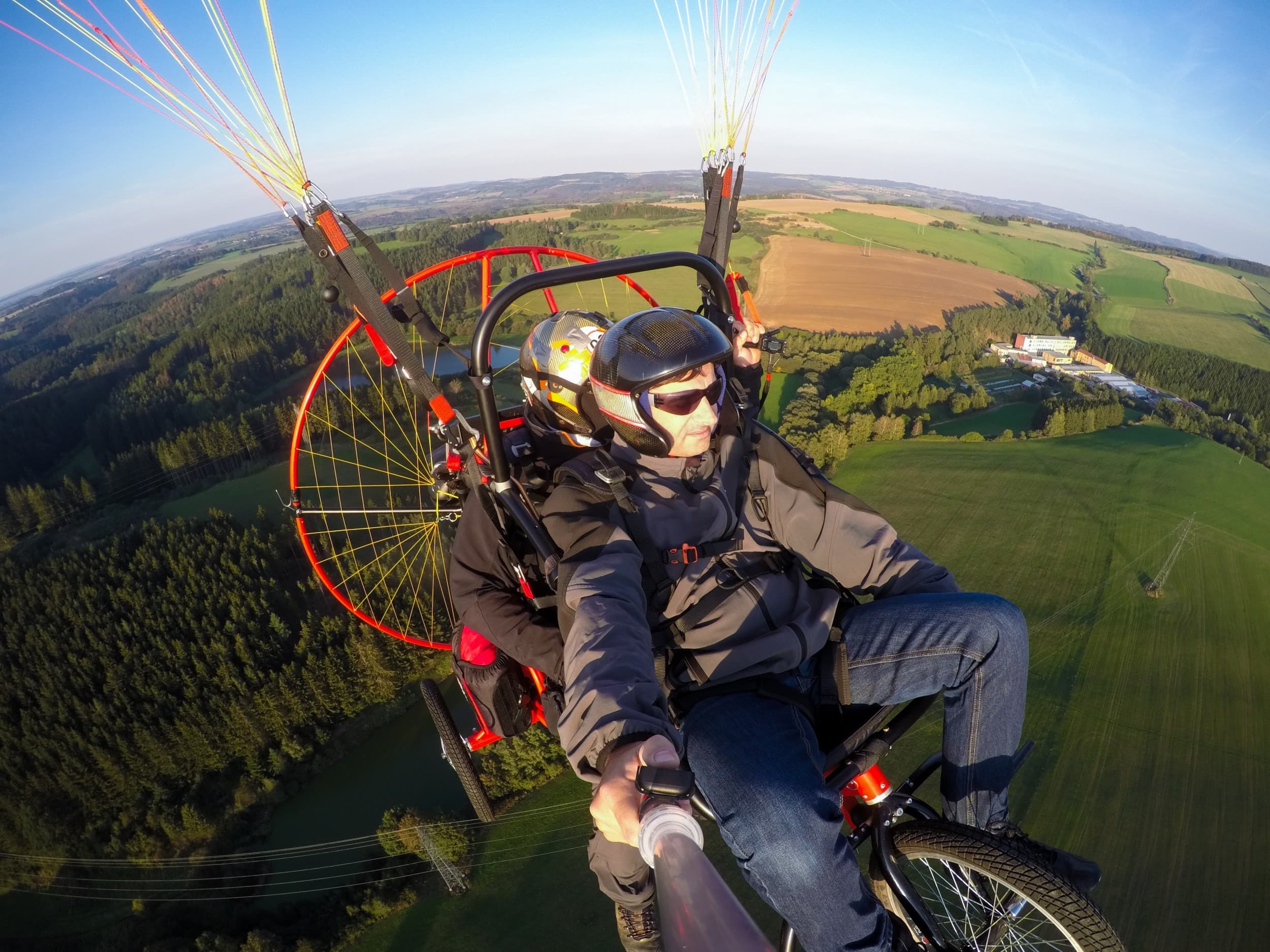 Lot Motoparalotnią z Filmowaniem (25 minut) | Przylep  | Wyjątkowy Prezent