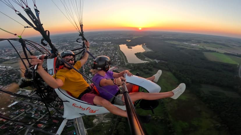Lot Motoparalotnią z Filmowaniem (20 minut) | Ostrów Wielkopolski