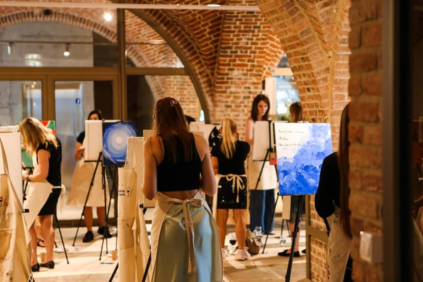 Malowanie przy Winie | Kraków