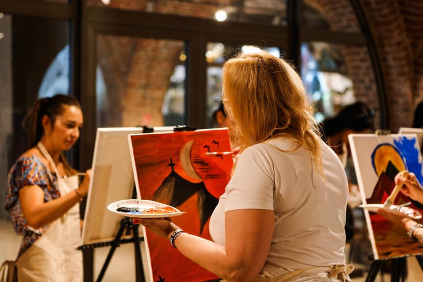 Malowanie przy Winie | Warszawa