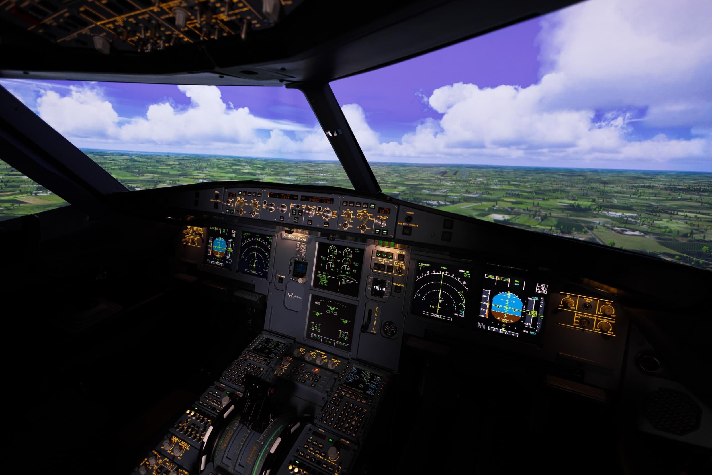 Lot w Symulatorze Airbus A320 NEO (60 minut) | Katowice 