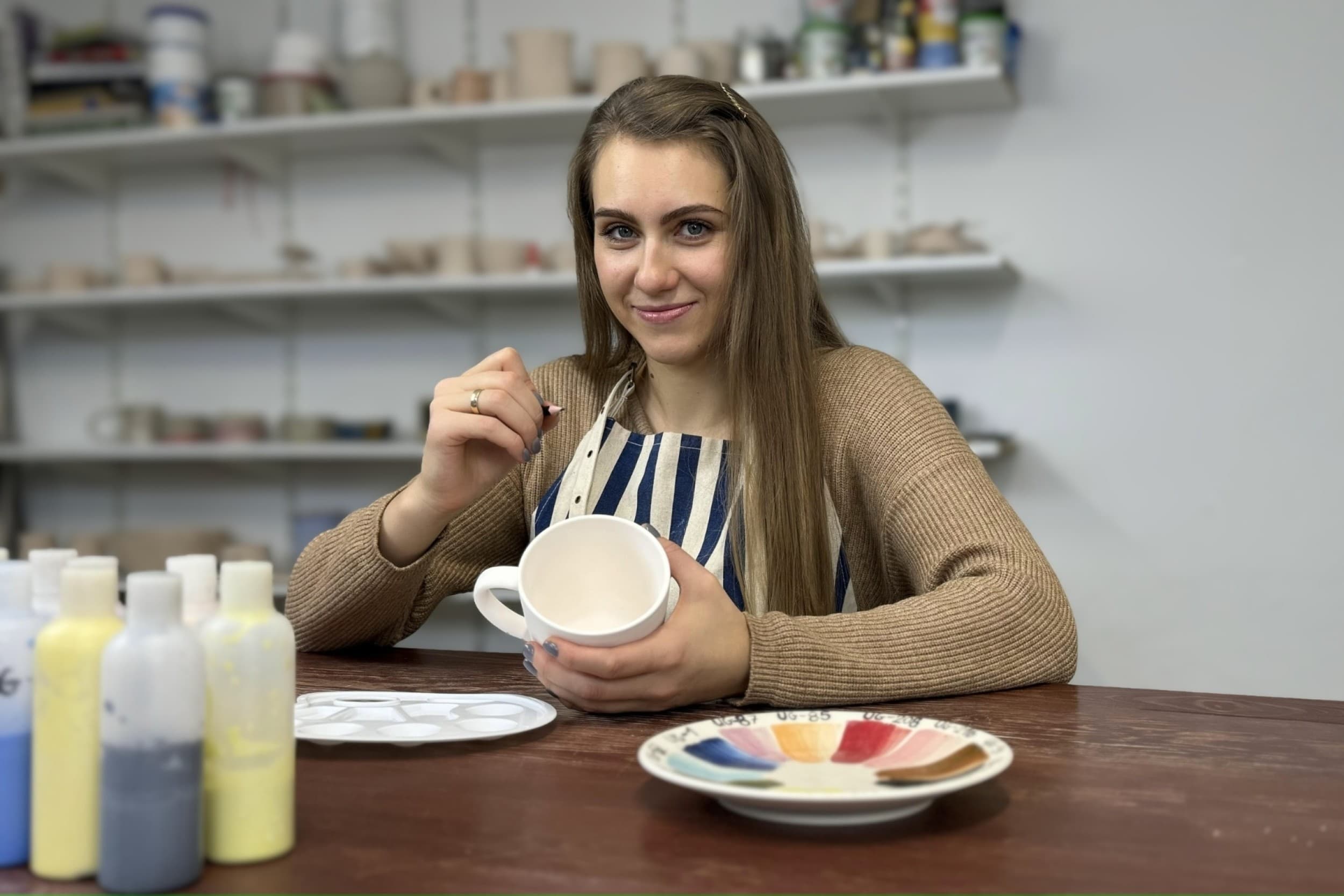Warsztaty Malowania Ceramicznych Kubków dla Dwojga (650 ml) | Gdańsk | Wyjątkowy Prezent