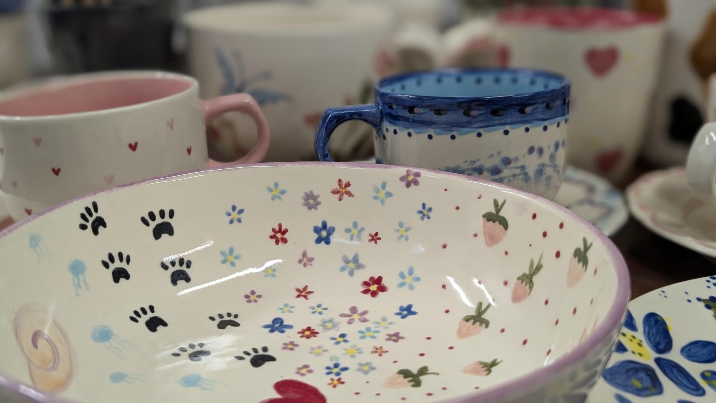 Warsztaty Malowania Ceramicznych Talerzy dla Dwojga (19 cm) | Gdańsk  | Wyjątkowy Prezent
