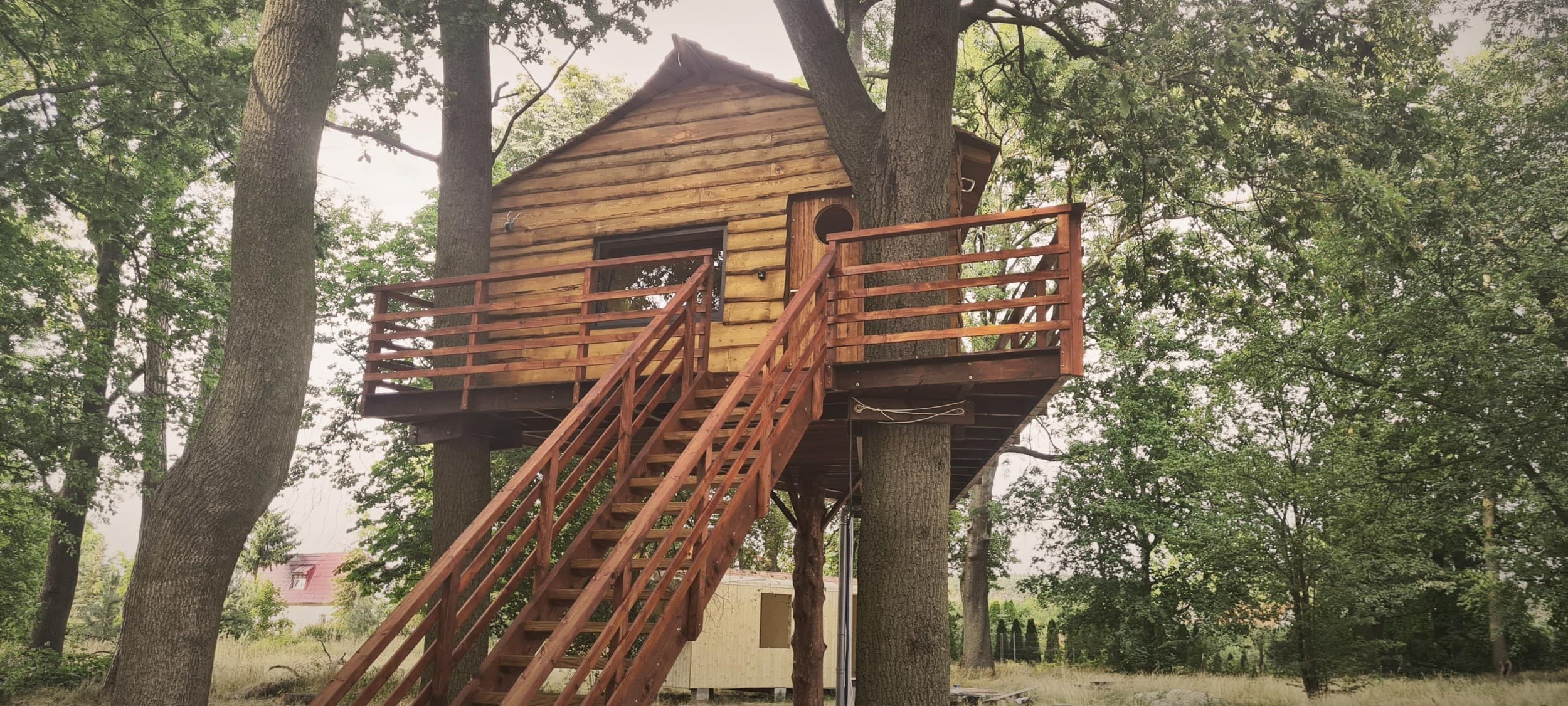 Pobyt w Domku na Drzewie w Tygodniu (1 Noc, 2 Osoby) | TreeVill | Golędzinów | Wyjątkowy Prezent