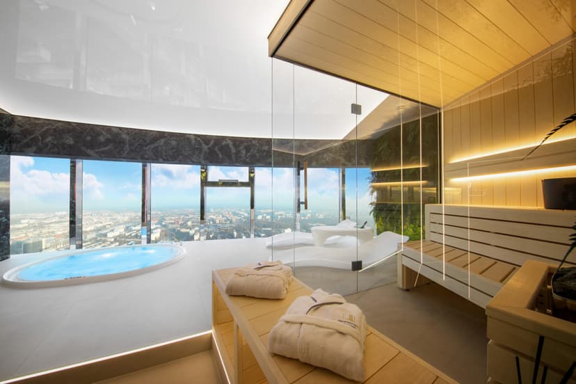 Luksusowy Pobyt w Apartamencie z Jacuzzi i Sauną (1 Noc, 1-2 Osoby) | Apartamenty Sky Tower | Wrocław