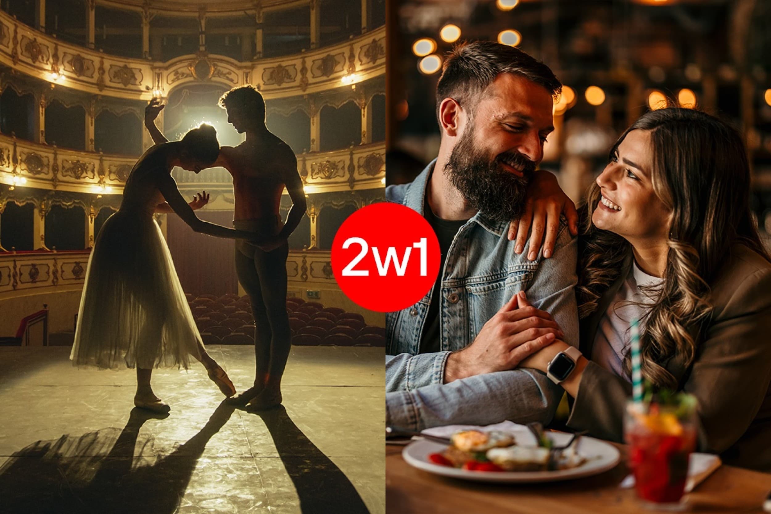 Romantyczny Wieczór - Spektakl z Kolacją dla Dwojga | Warszawa 
