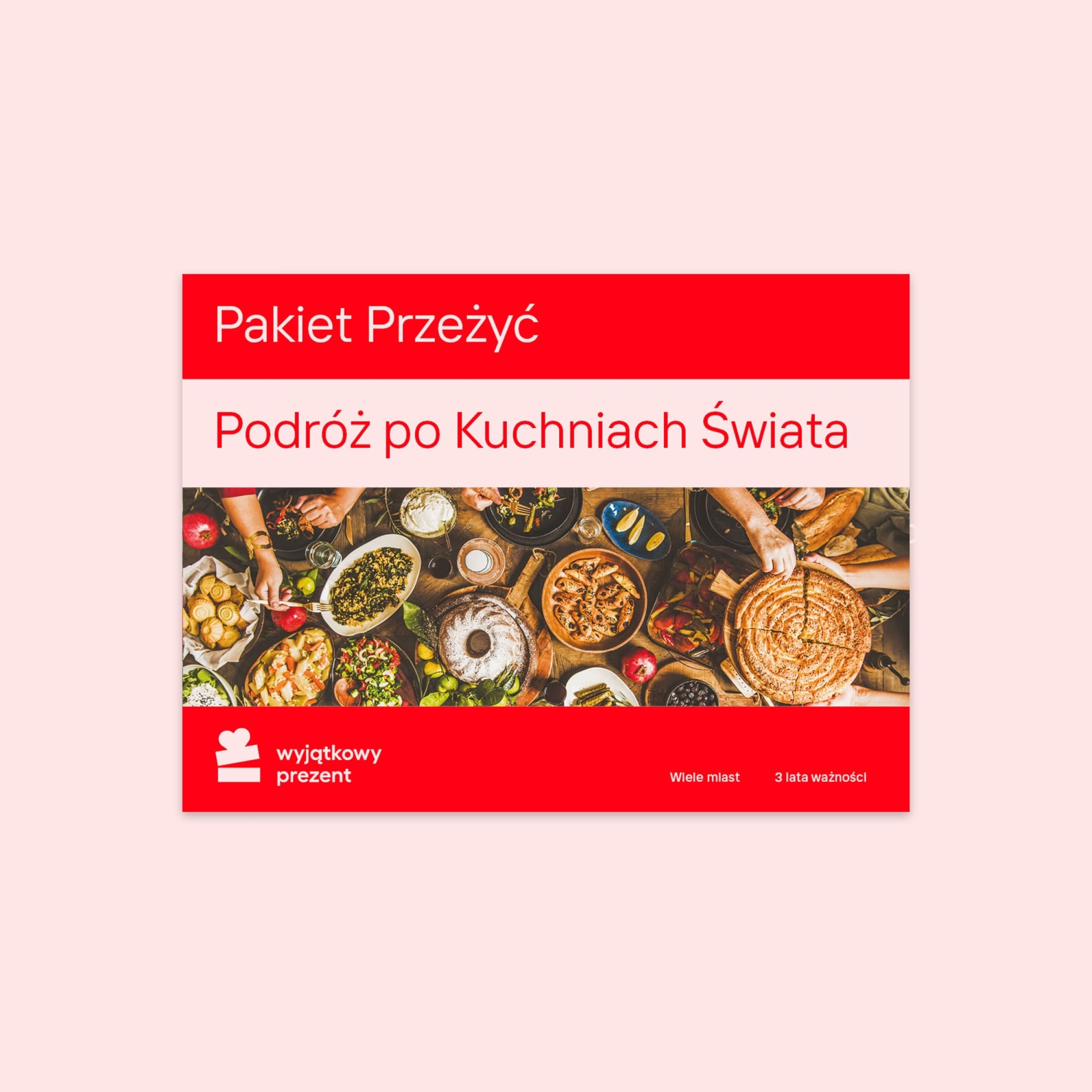 Pakiet Przeżyć "Podróż po Kuchniach Świata” | Wyjątkowy Prezent