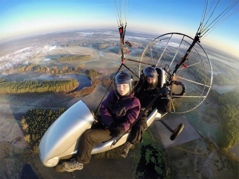 Lot Motoparalotnią nad Rozlewiskami Warty dla Dwojga | Poznań (okolice)