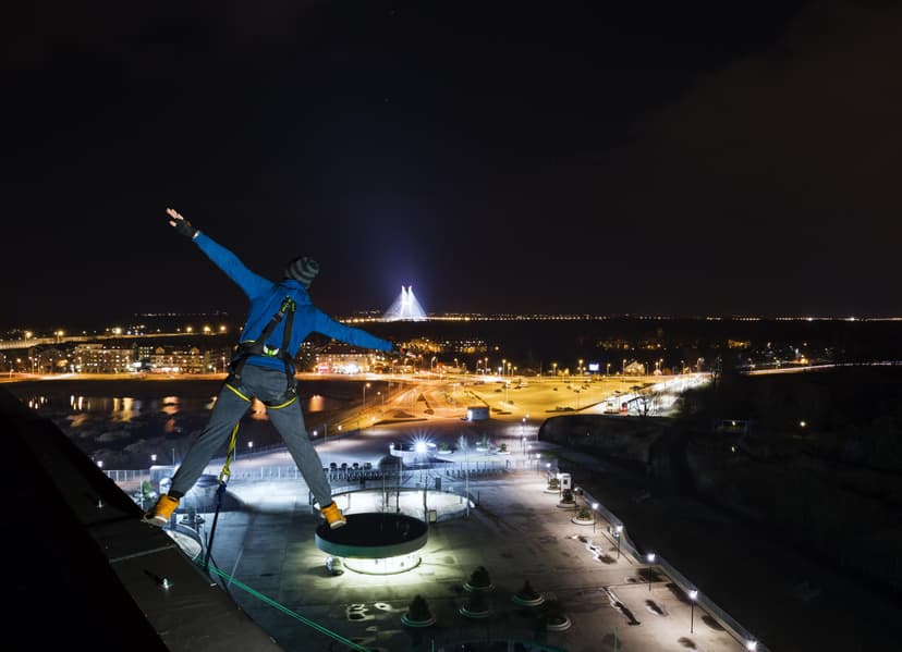 Dream Jump- Skok na Linie z Dachu Stadionu Wrocław