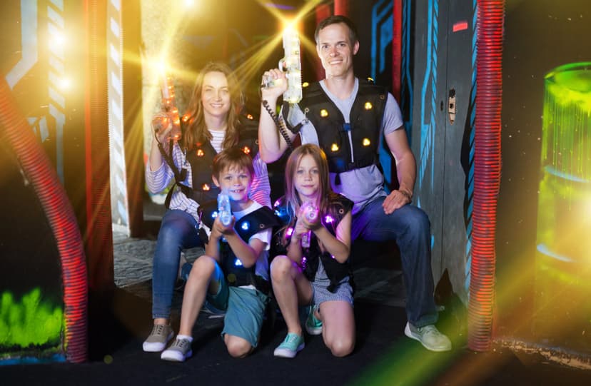 Paintball Laserowy dla Czterech Osób | 60 minut | Białystok