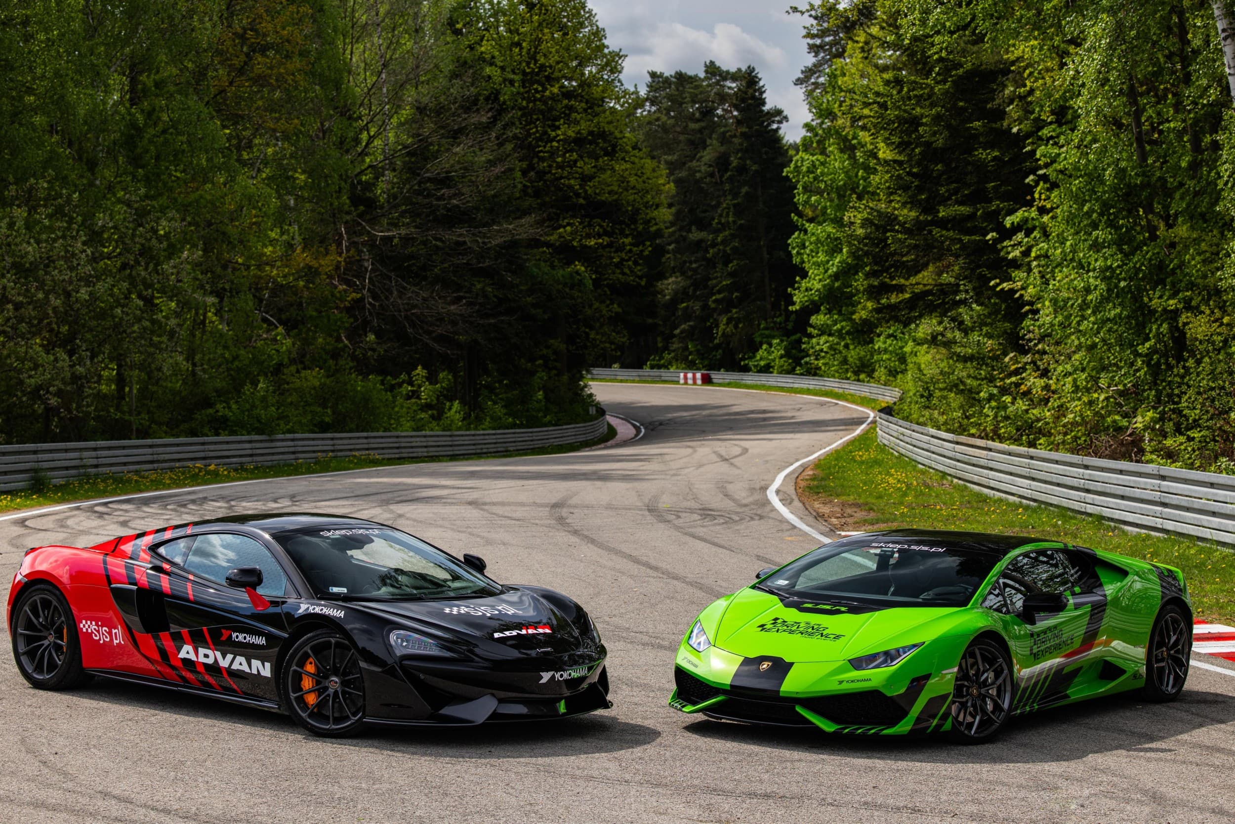 Pojedynek McLaren 570GT vs. Lamborghini Huracan | Wiele Lokalizacji