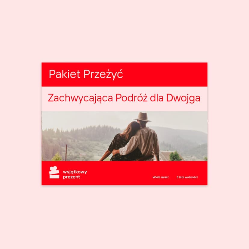 Pakiet Przeżyć "Zachwycająca Podróż dla Dwojga"