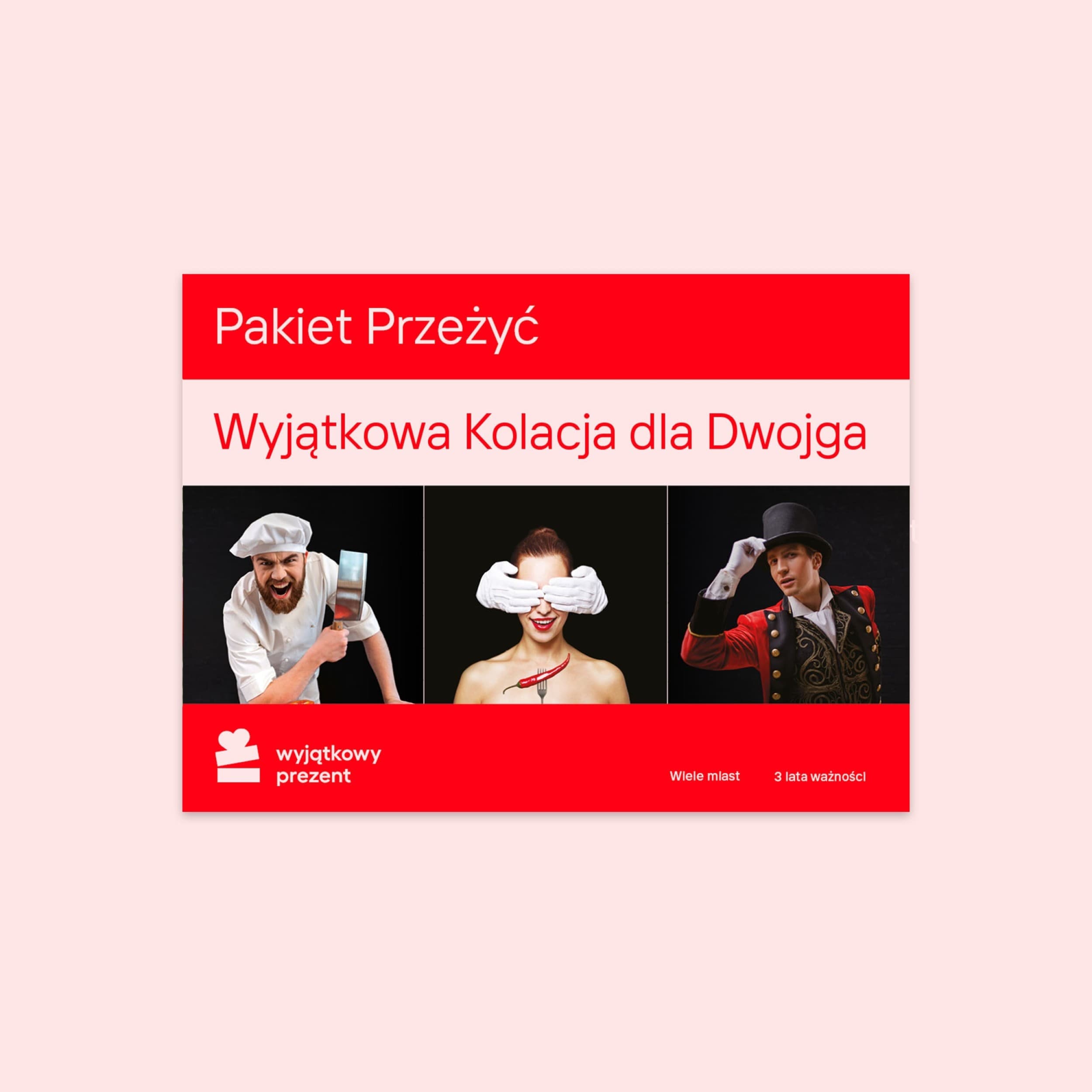 Pakiet Przeżyć "Wyjątkowa Kolacja dla Dwojga"