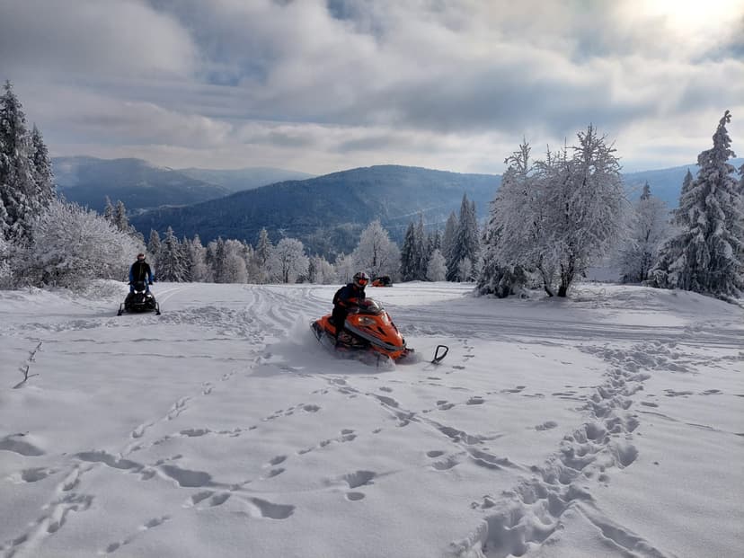 Ekstremalna Jazda Skuterem Śnieżnym dla Dwojga | Zwardoń