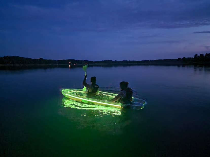 Nocne Pływanie Niewidzialnym Kajakiem dla Dwojga (4 godziny) | Potołówek