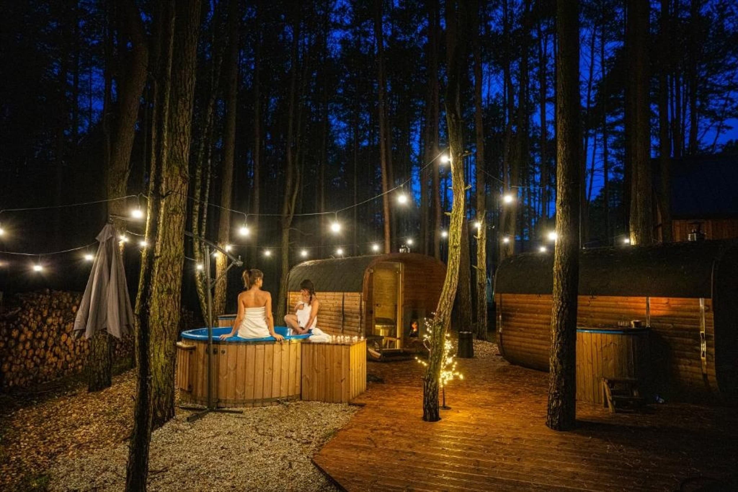 Relaks w Leśnym SPA dla Przyjaciół | Kolonia Łobudzice | Wyjątkowy Prezent