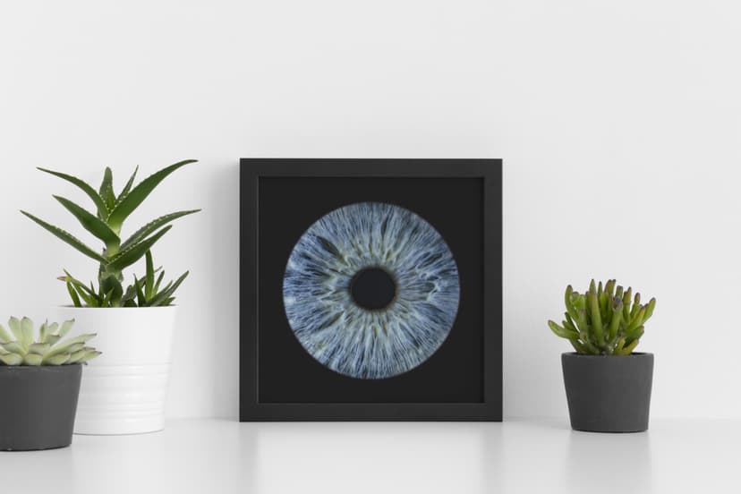 Artystyczne Zdjęcie Tęczówki Oka – Format 20x20 cm | Lublin