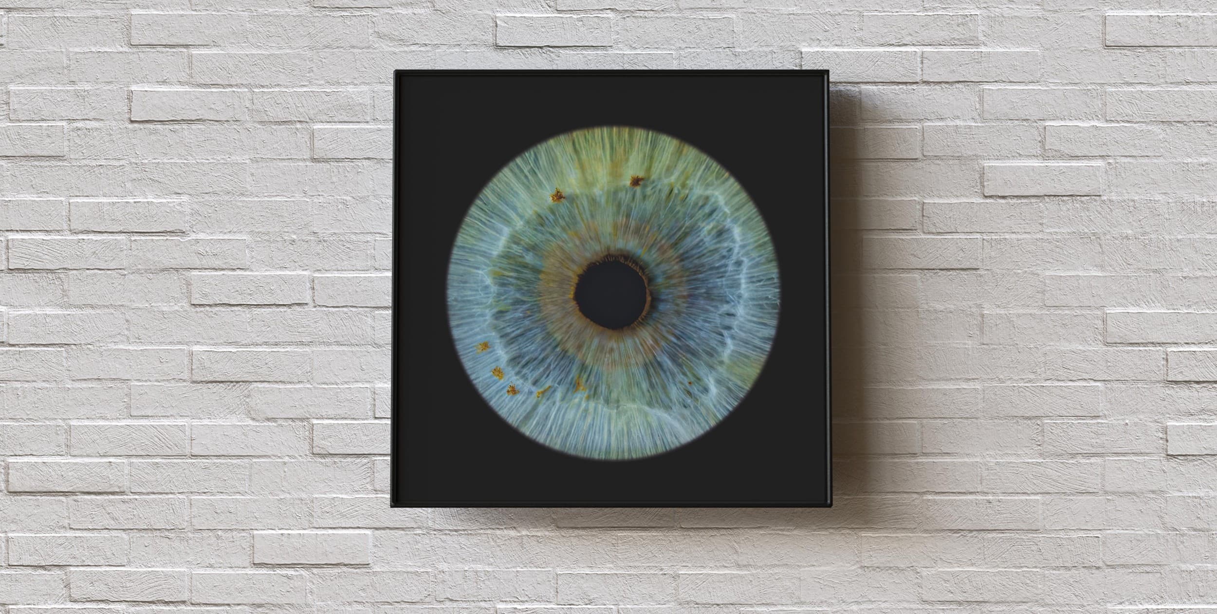 Artystyczne Zdjęcie Tęczówki Oka – Format 30x30 cm | Lublin