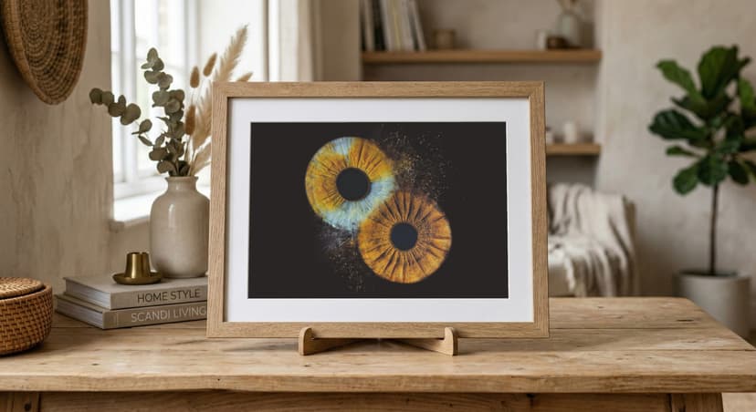 Artystyczne Zdjęcie Tęczówek Oczu dla Dwojga – Format A4 | Lublin