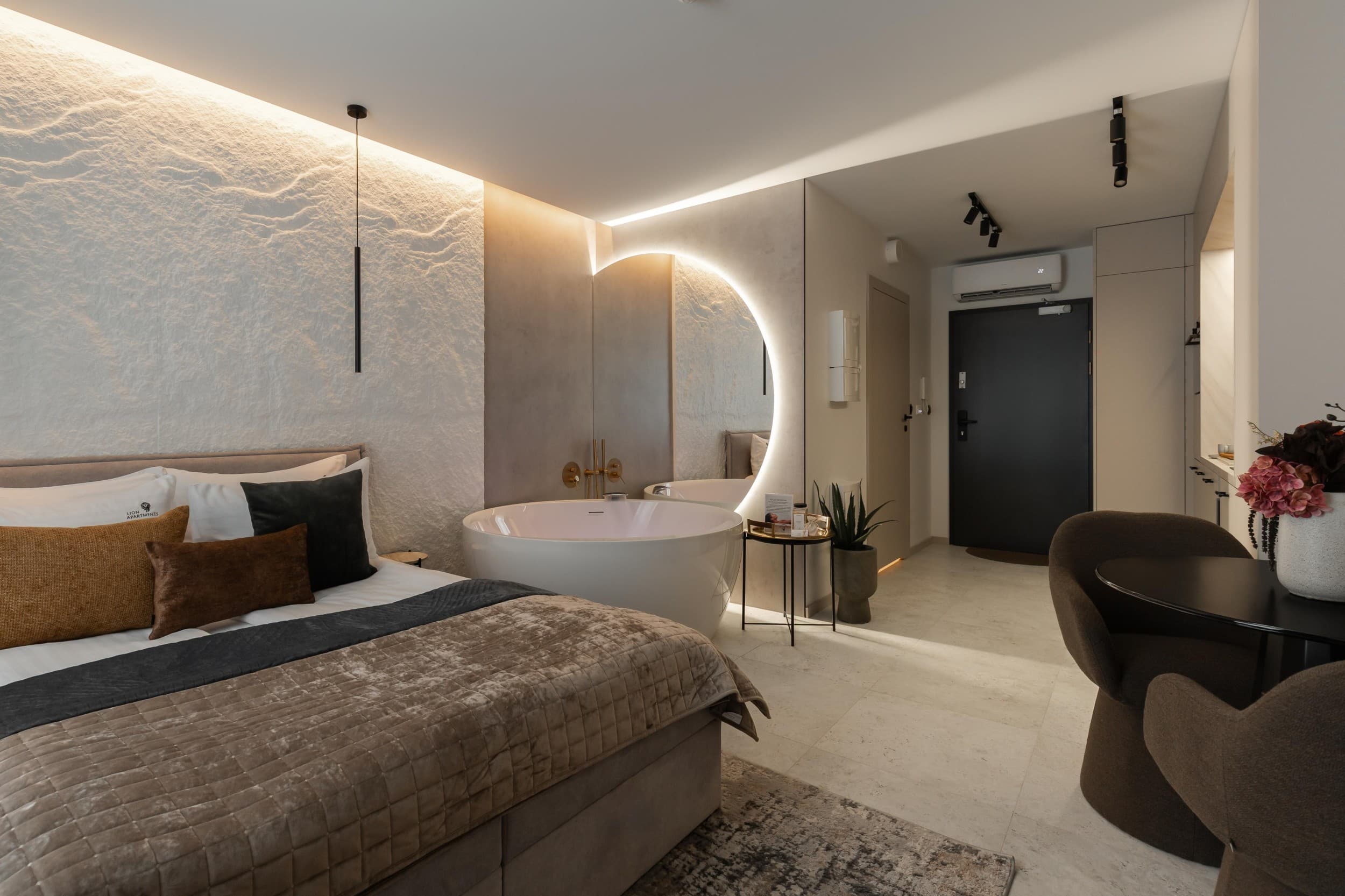 Odprężający Pobyt w Apartamencie z Jacuzzi (2 Noce, 2 Osoby) | Lion Apartments | Gdańsk
