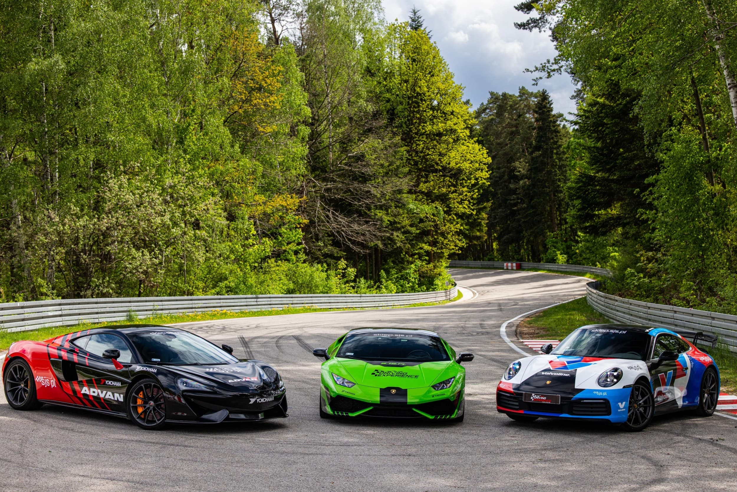 Pojedynek Lamborghini Huracán vs. McLaren 570GT vs. Porsche 911 | 3 okrążenia | Wiele Lokalizacji
