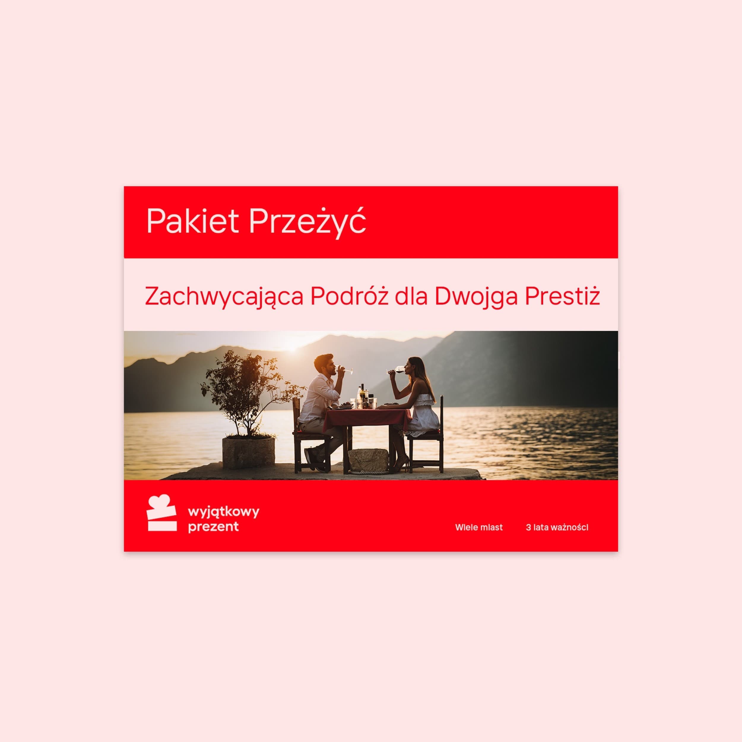 Pakiet Przeżyć "Zachwycająca Podróż dla Dwojga Prestiż"
