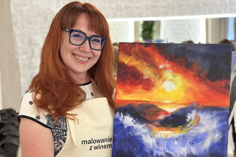 Malowanie przy Winie | Katowice