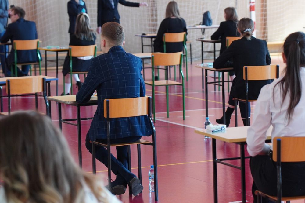 Matura w sali gimnastycznej